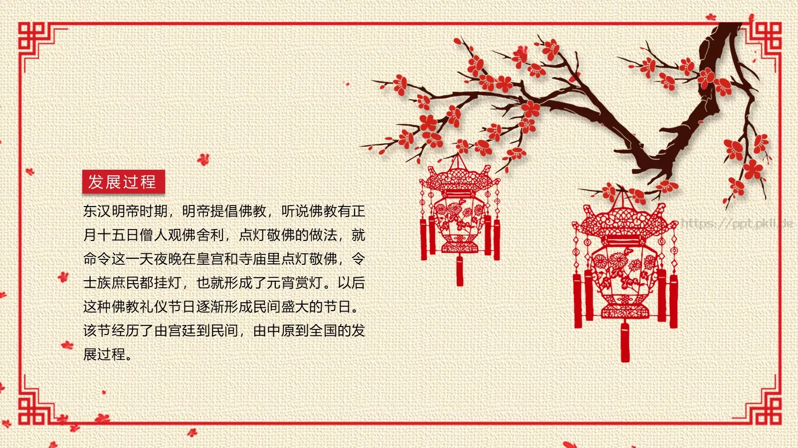 传统文化新年春节PPT模板 第 11 页预览图