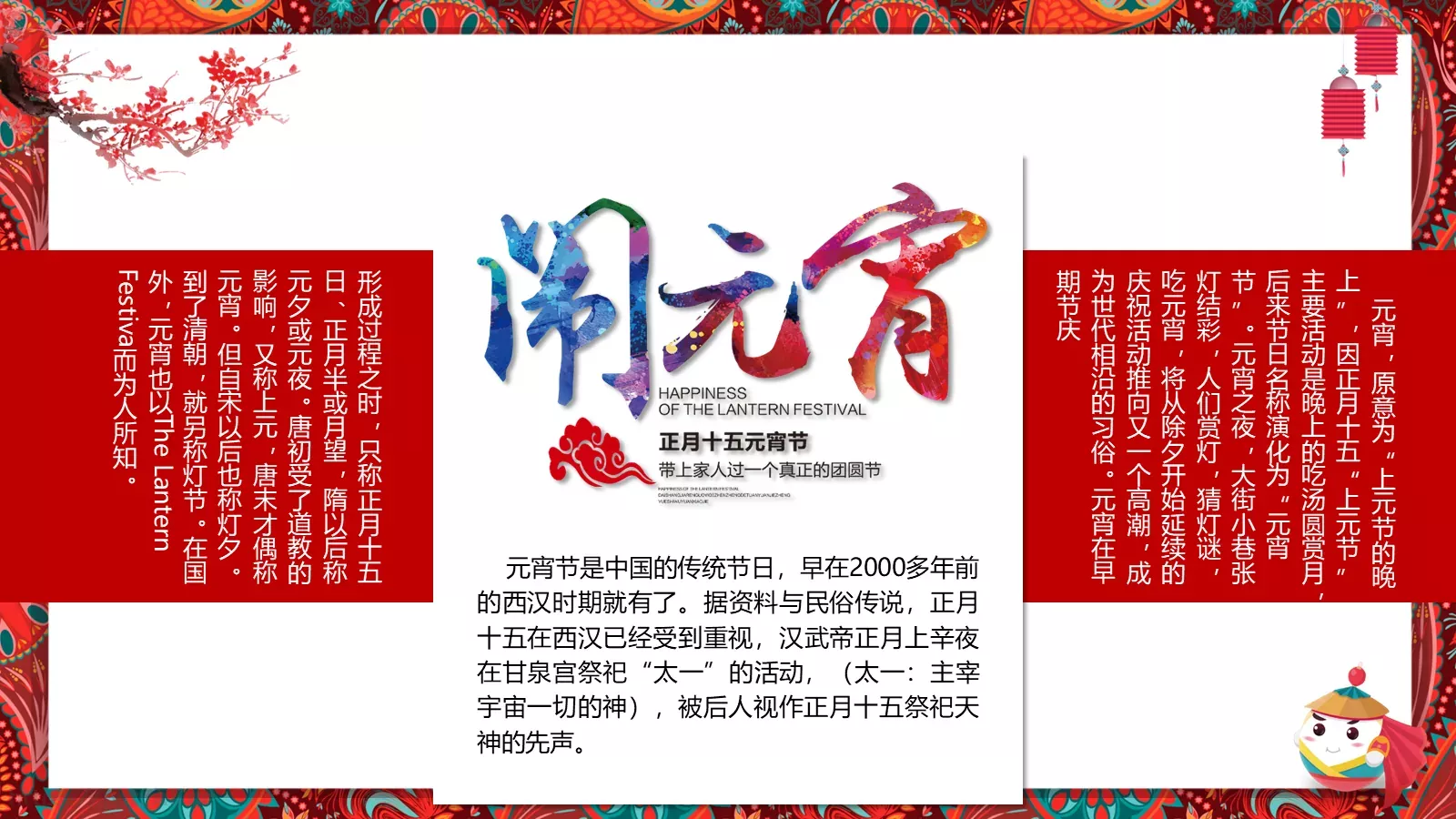 元宵节传统简介PPT模板 第 5 页预览图