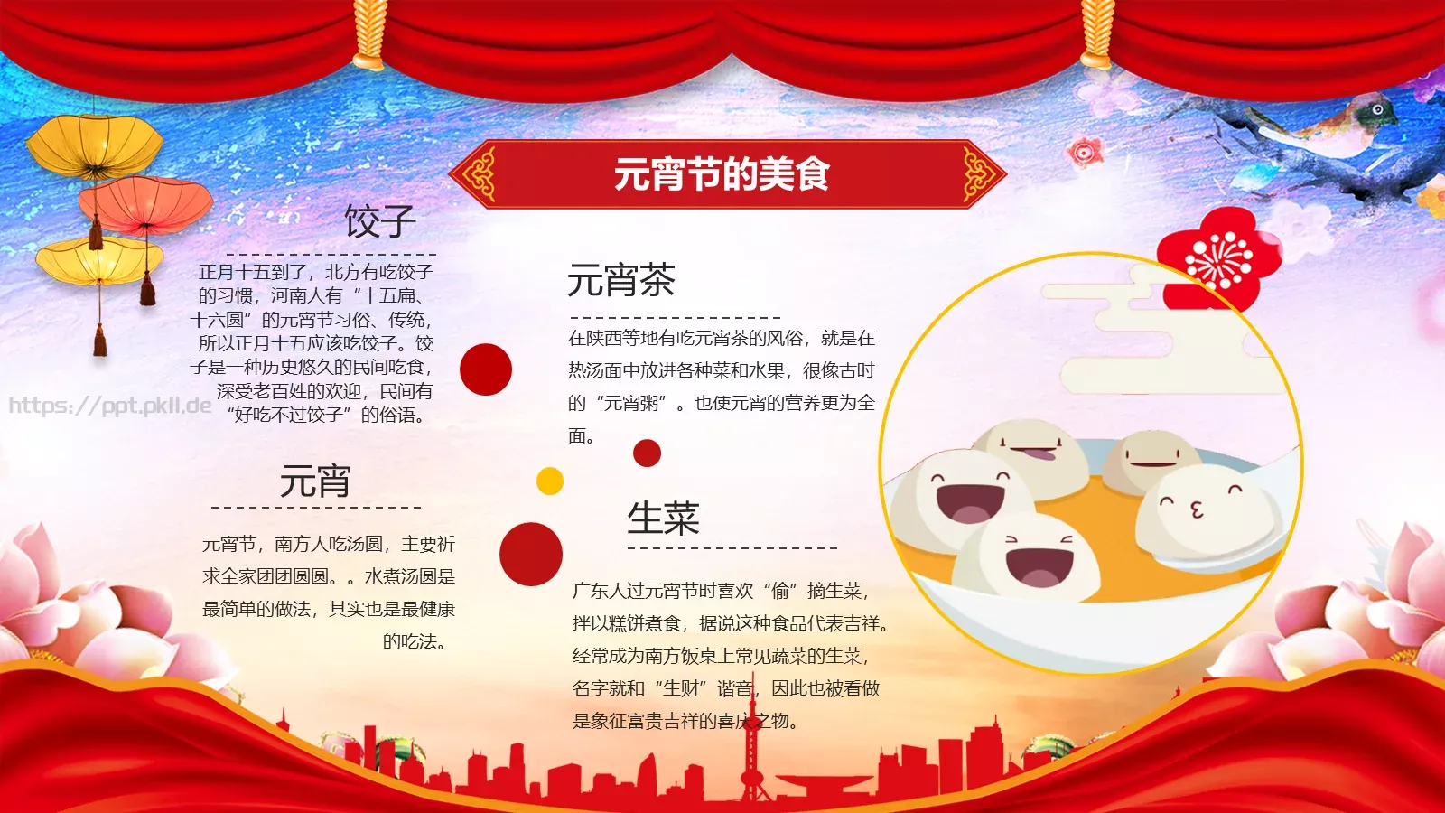 元宵节送年活动策划PPT模板 第 12 页预览图