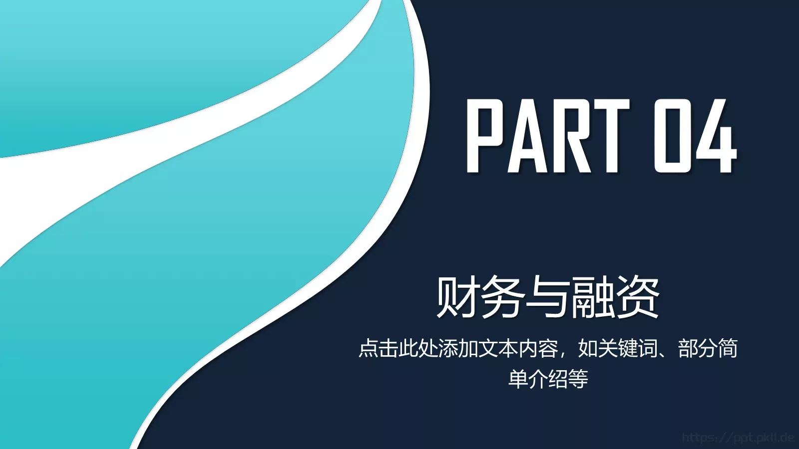 商业融资计划总结PPT模板 第 20 页预览图