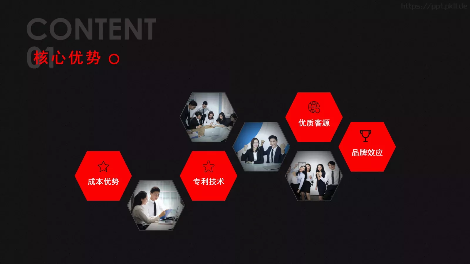 项目计划书PPT模板 第 8 页预览图