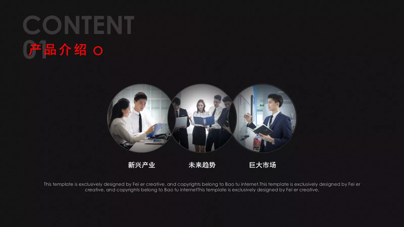 项目计划书PPT模板 第 10 页预览图