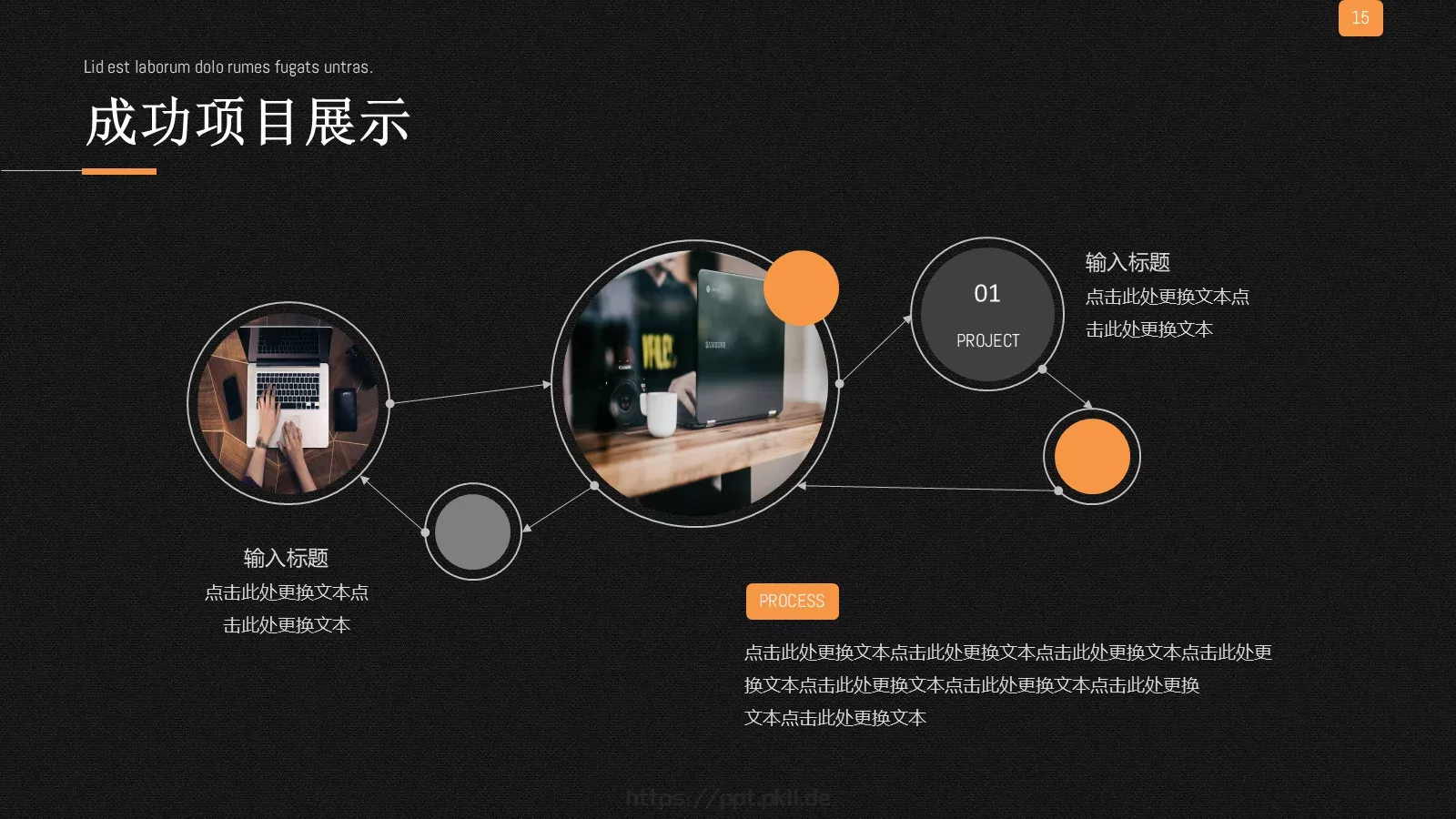 欧美风商业计划书PPT模板 第 15 页预览图