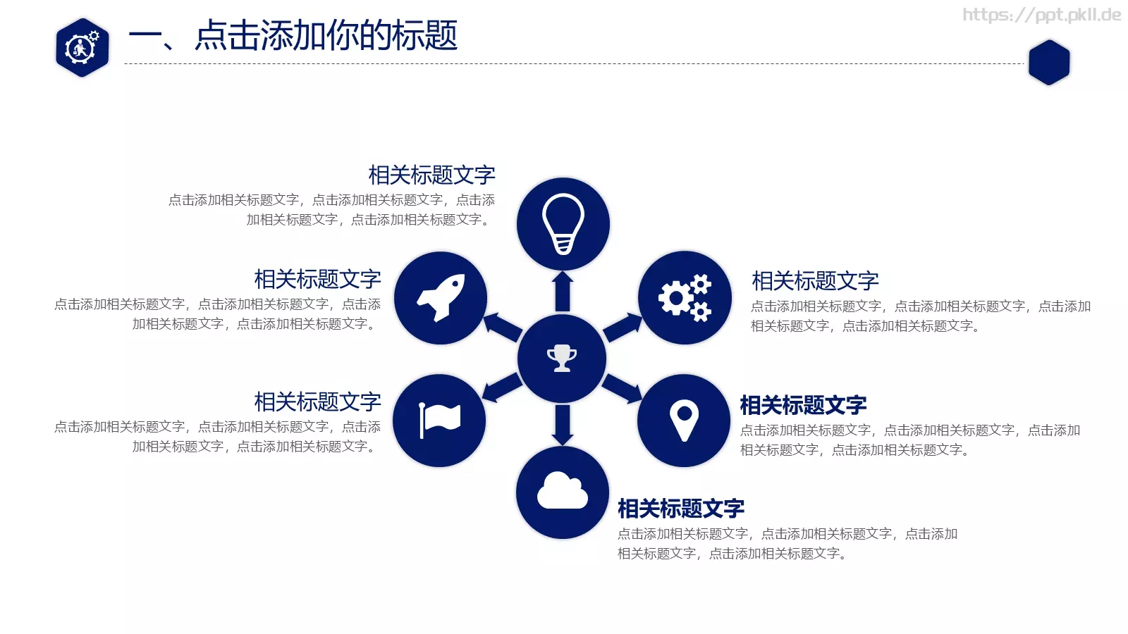 互联网科技项目管理PPT模板 第 6 页预览图