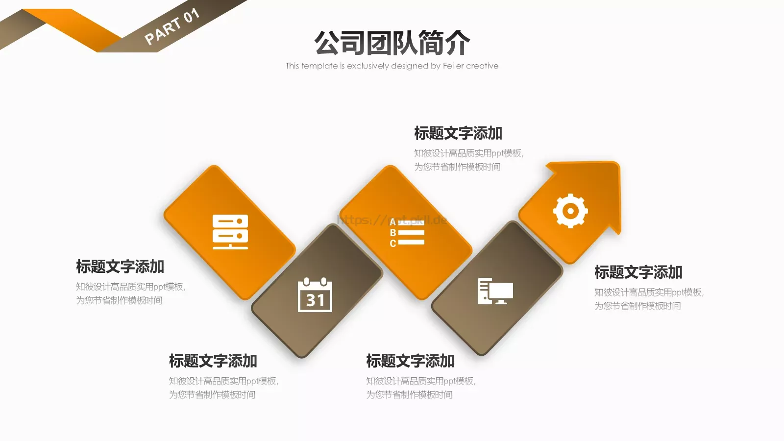 商业融资计划书PPT模板 第 6 页预览图