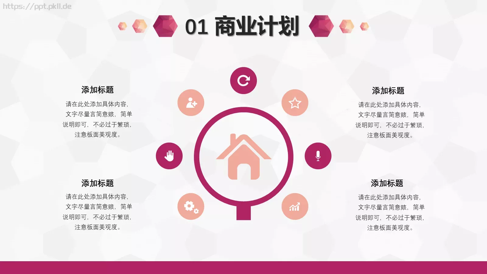 互联网行业商业计划书PPT模板 第 6 页预览图