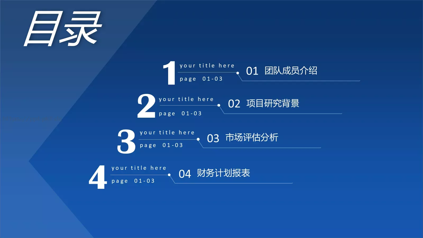 互联网创业商业计划书PPT模板 第 2 页缩略图