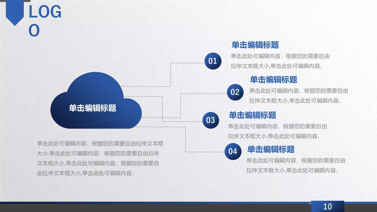 商业计划书PPT模板 第 10 页预览图