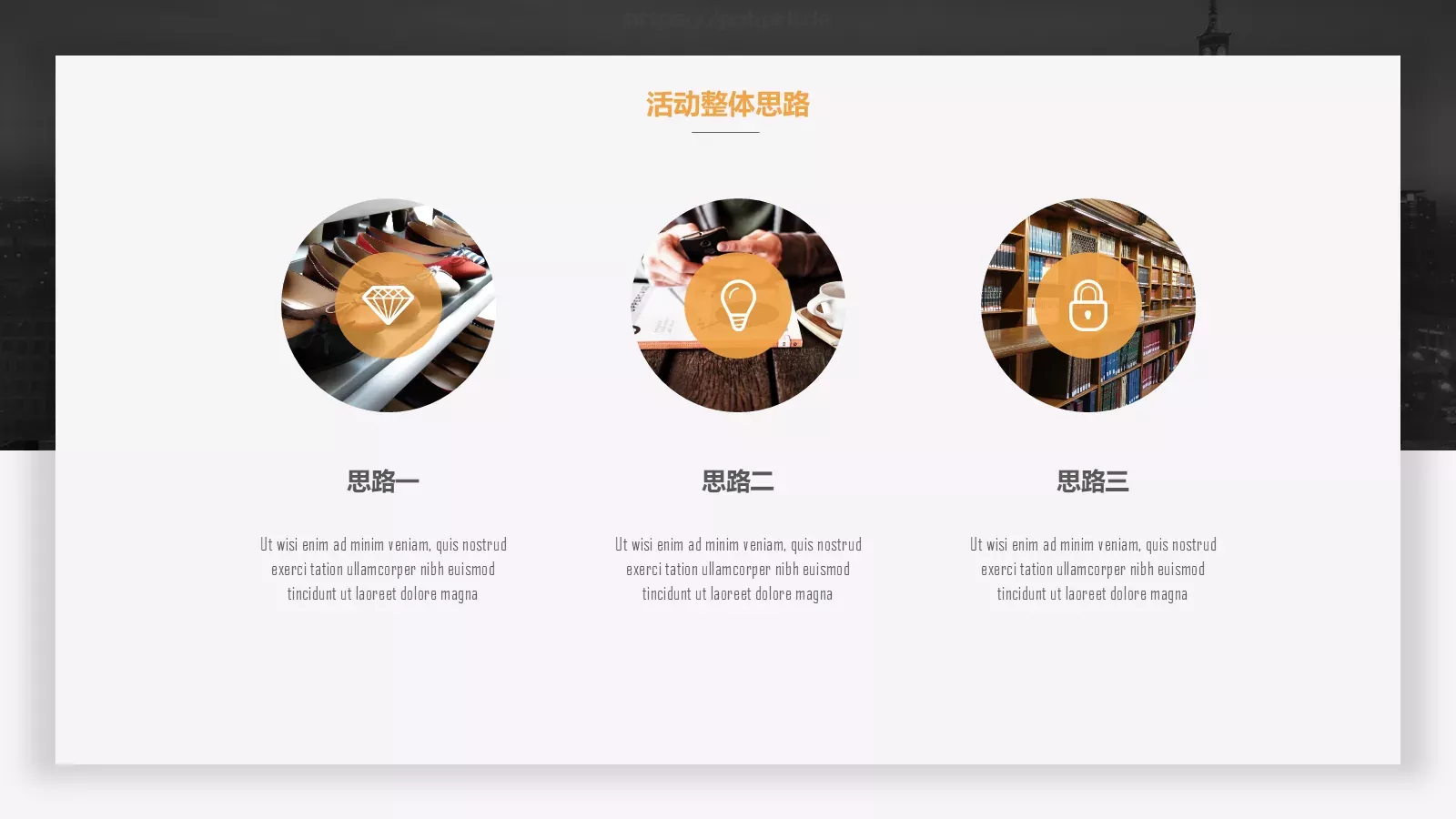 执行方案汇报PPT模板 第 5 页预览图