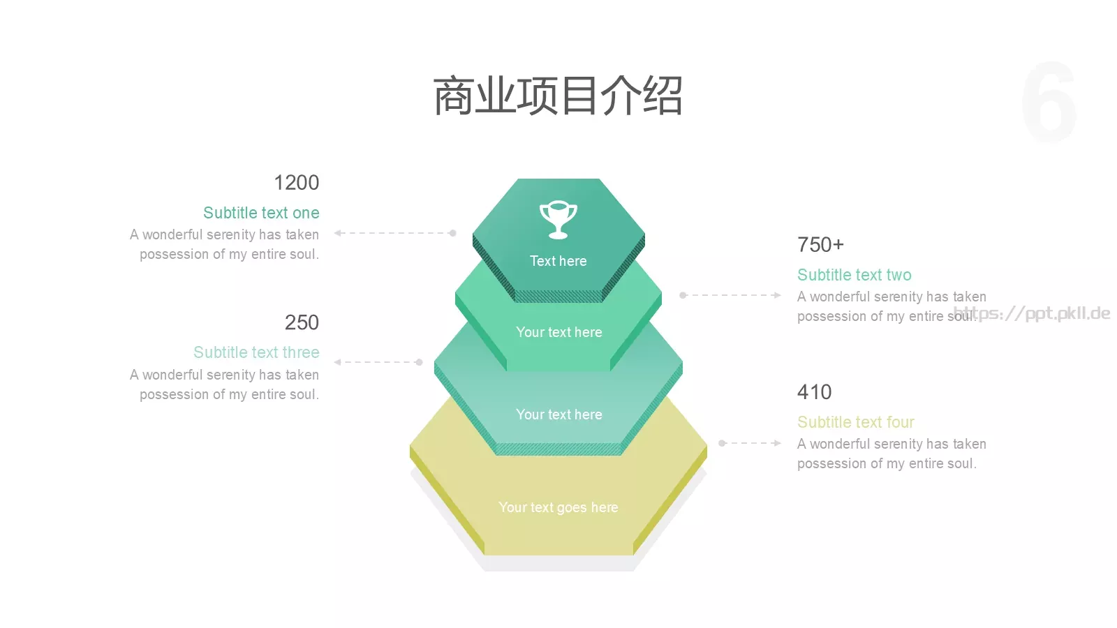 商业计划书PPT模板 第 6 页预览图