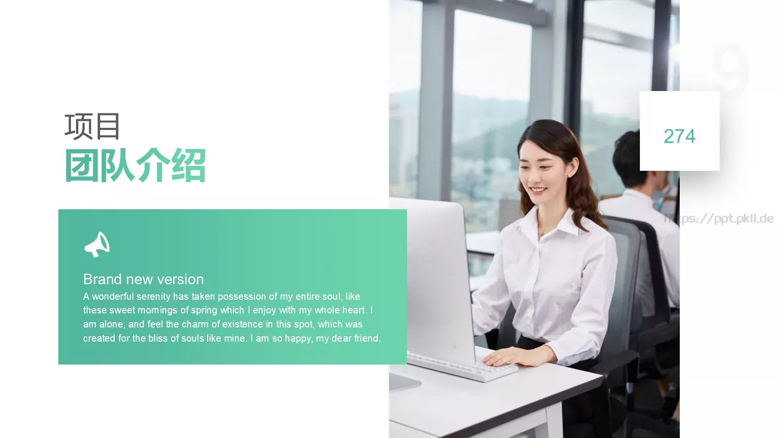 商业计划书PPT模板 第 9 页预览图