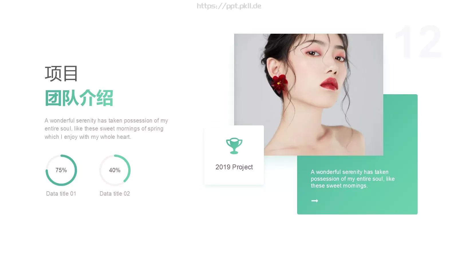 商业计划书PPT模板 第 12 页预览图