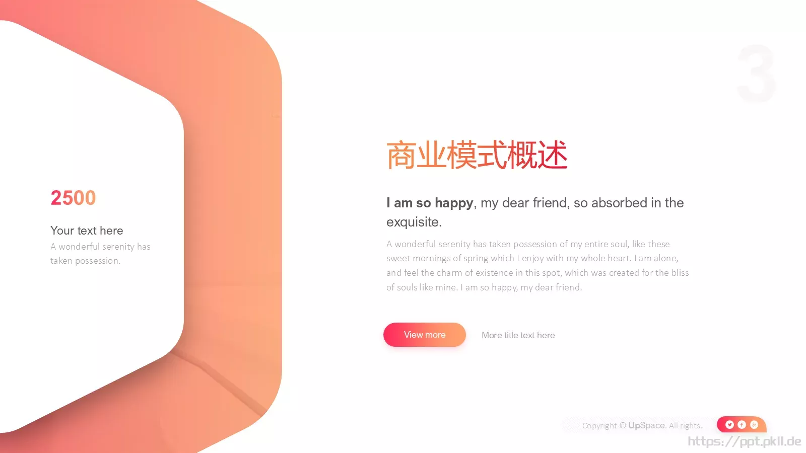 商业计划书PPT模板 第 3 页缩略图