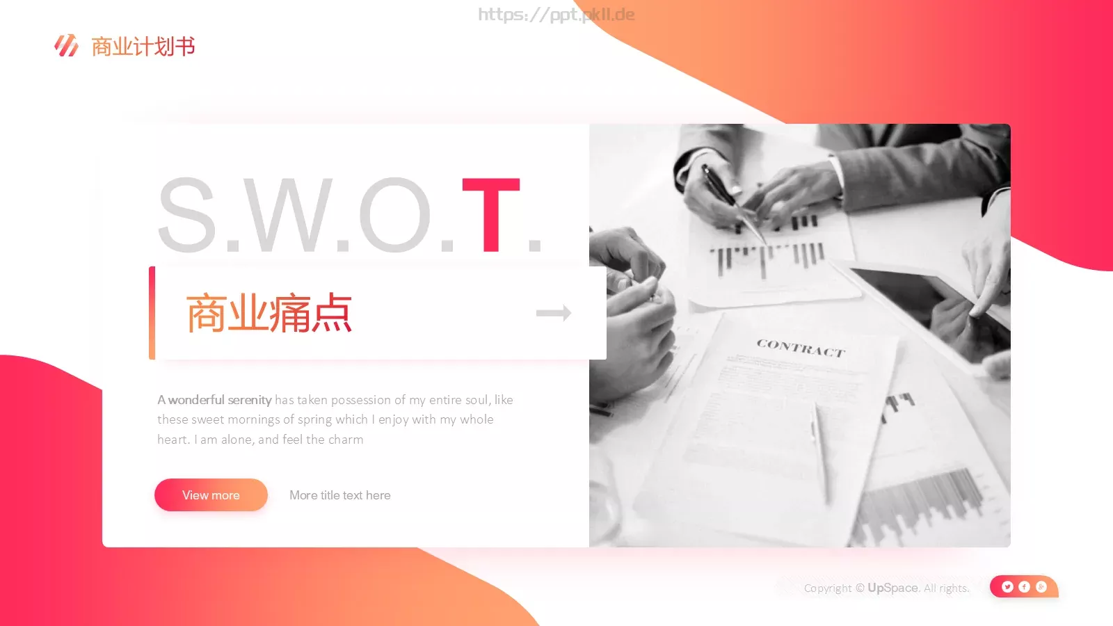 商业计划书PPT模板 第 19 页预览图