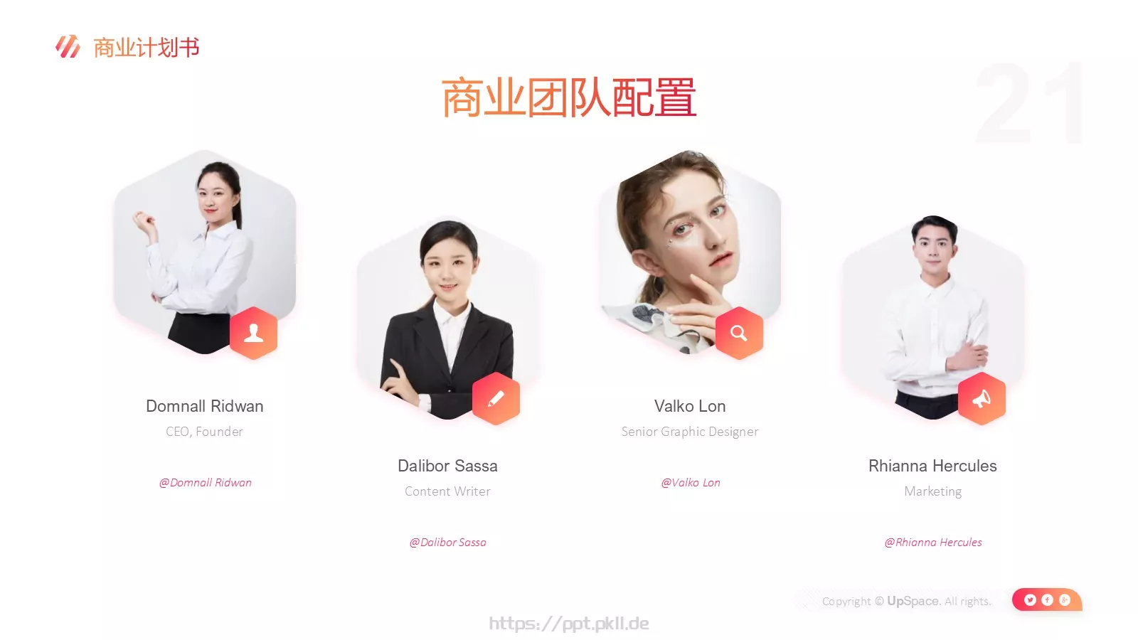 商业计划书PPT模板 第 21 页预览图