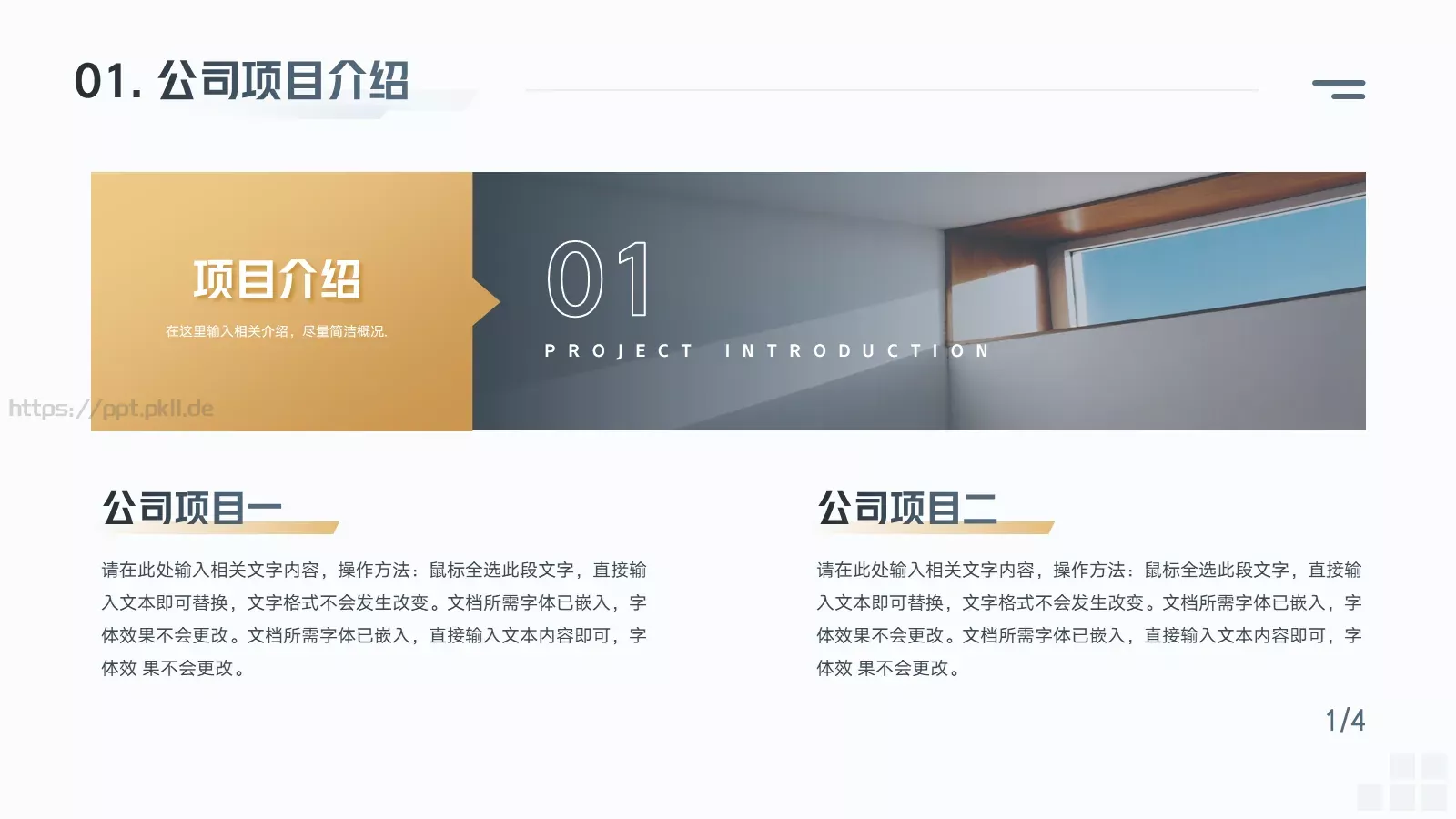 商业融资汇报PPT模板 第 4 页缩略图