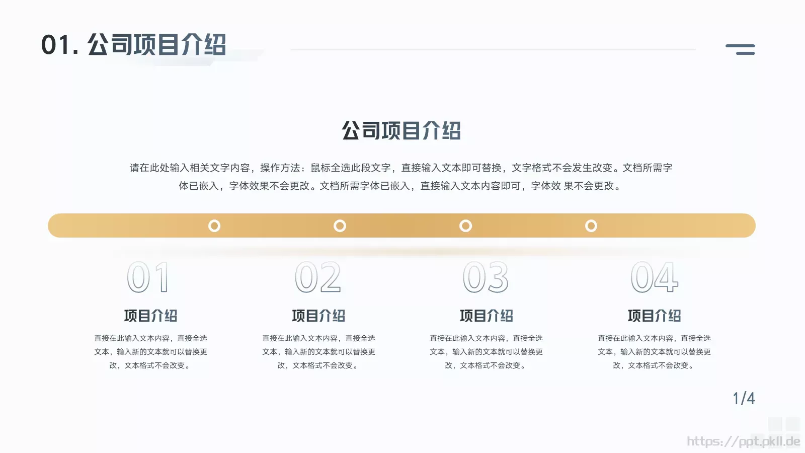 商业融资汇报PPT模板 第 5 页预览图