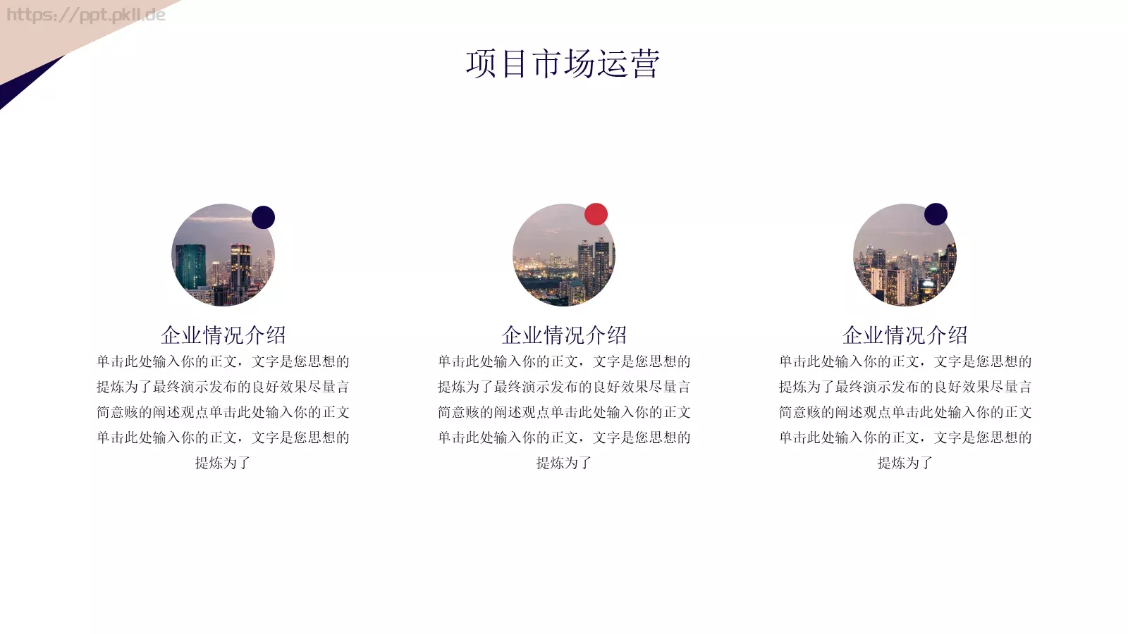 商业计划汇报PPT模板 第 8 页预览图