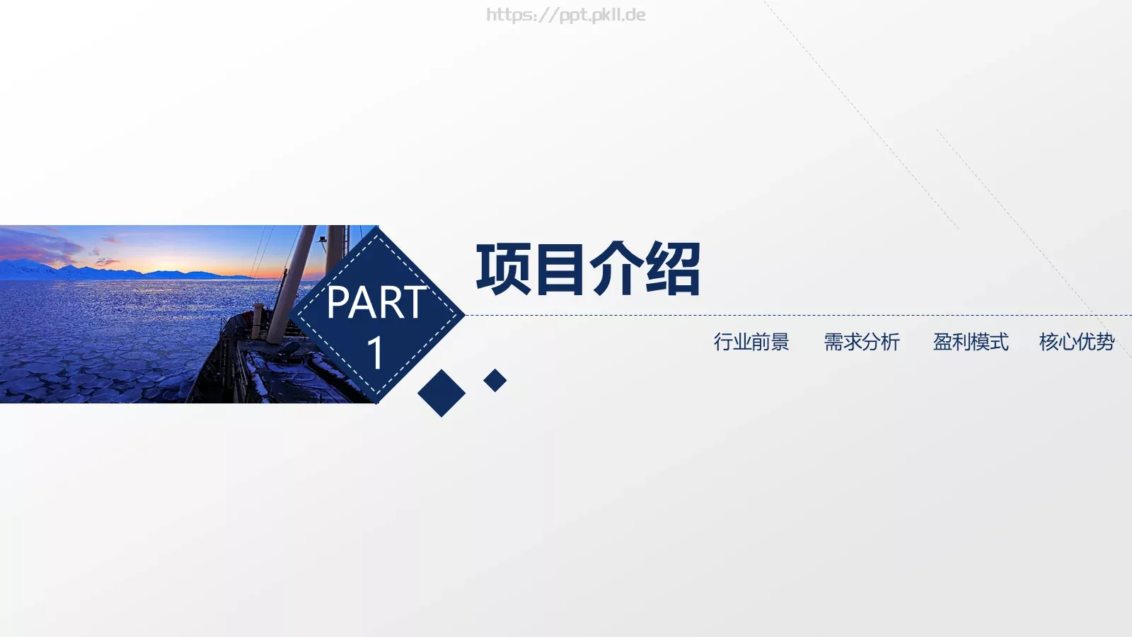 商业融资商业计划书PPT模板 第 3 页缩略图