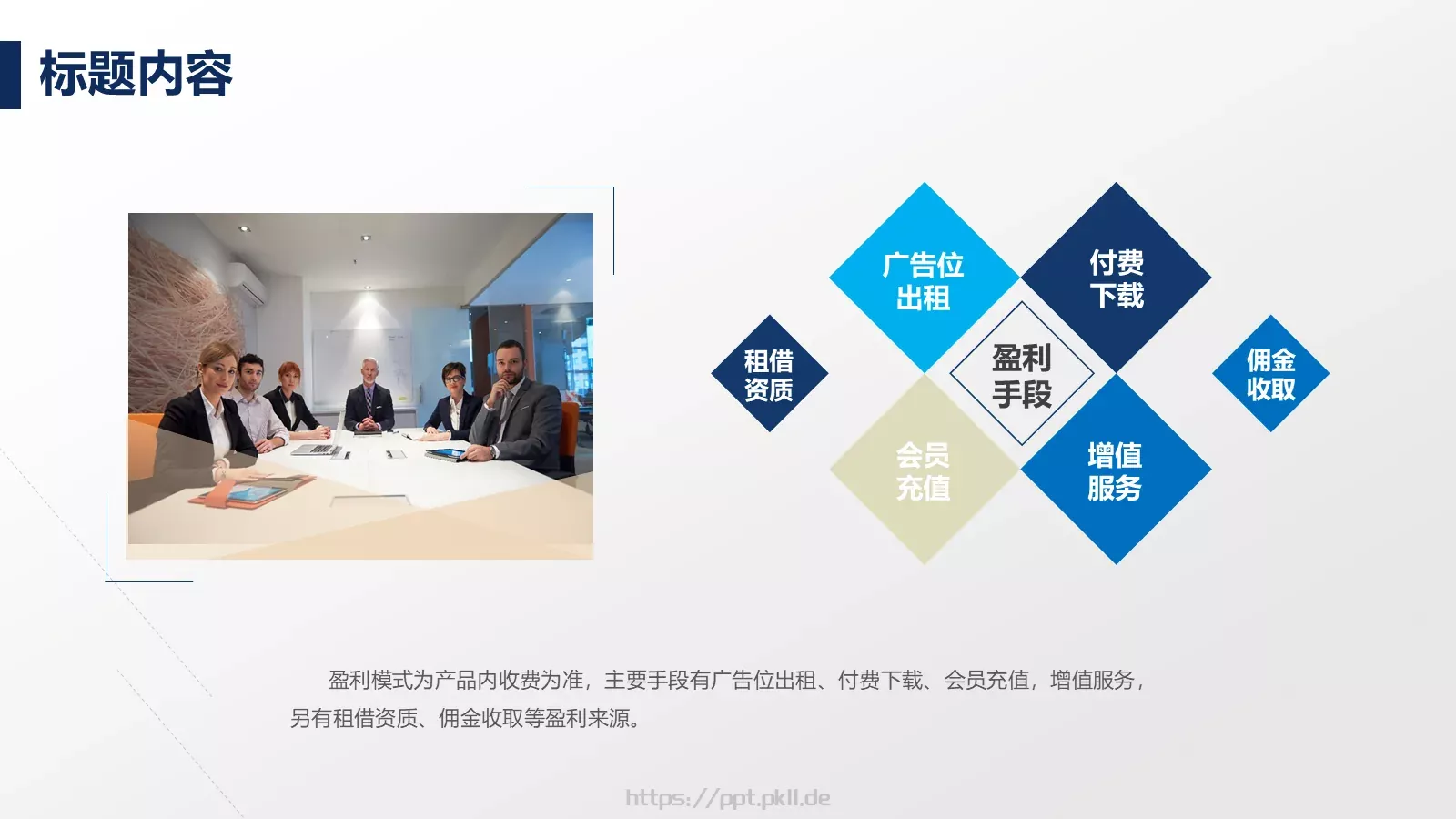 商业融资商业计划书PPT模板 第 9 页预览图