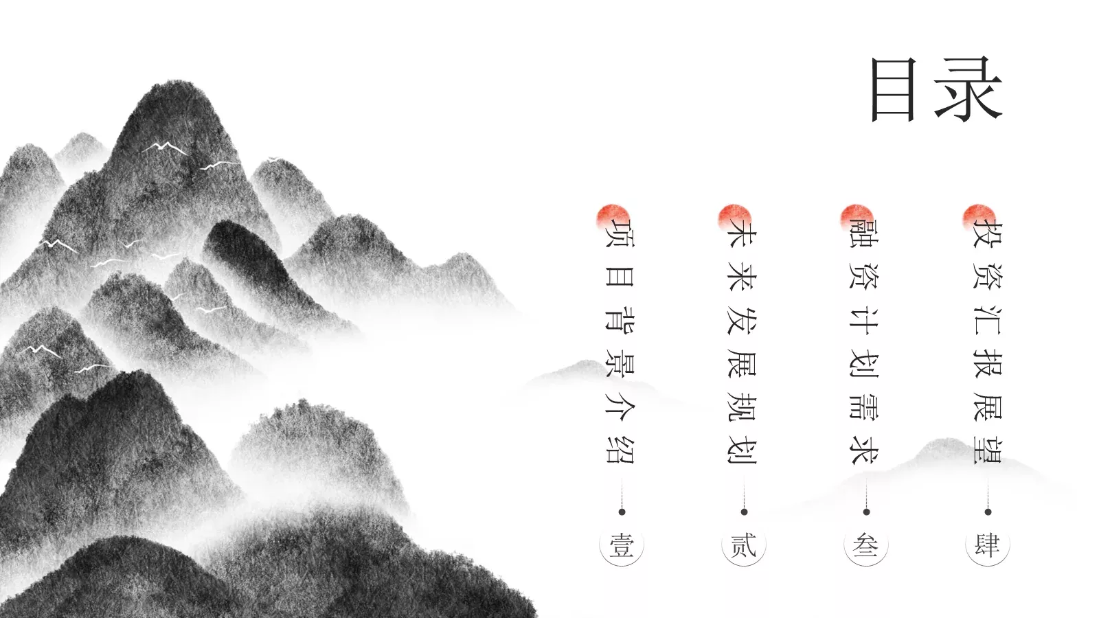 商业融资汇报PPT模板 第 2 页缩略图