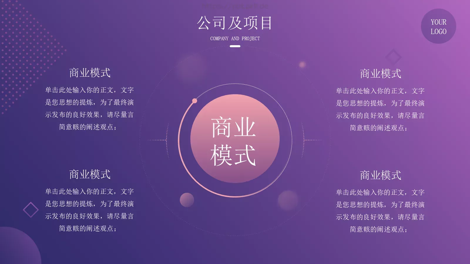 商业融资汇报PPT模板 第 5 页预览图