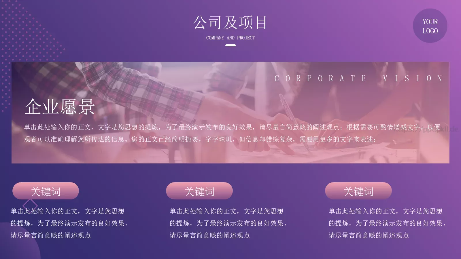 商业融资汇报PPT模板 第 9 页预览图