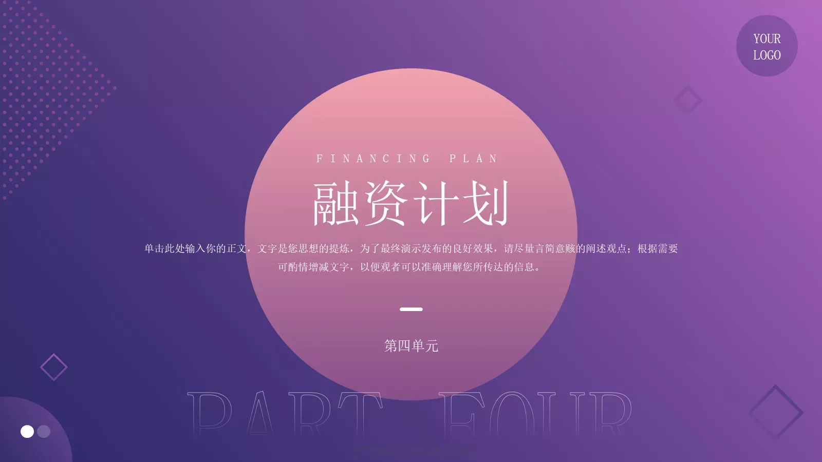 商业融资汇报PPT模板 第 17 页预览图