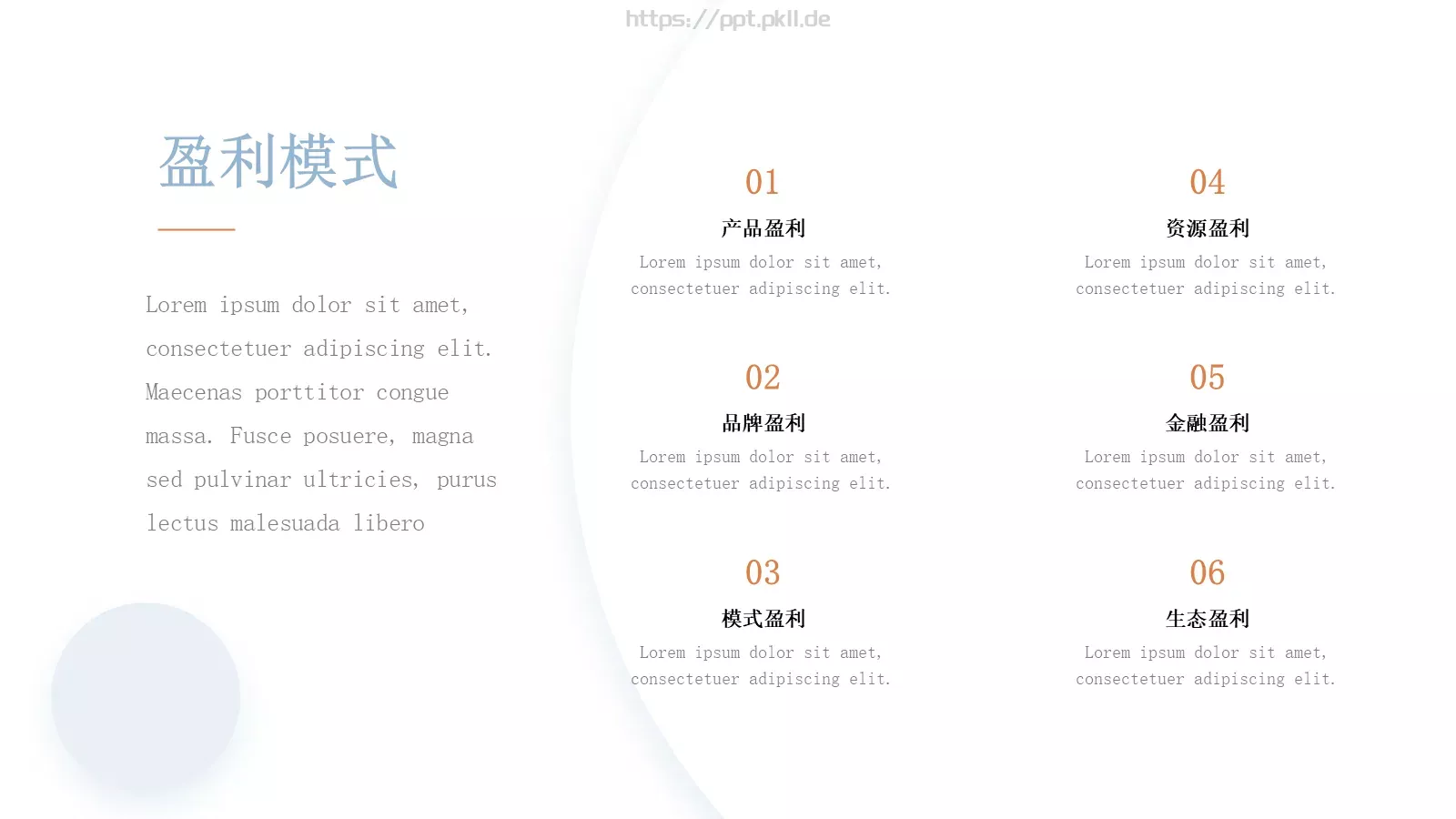 商业计划书PPT模板 第 8 页预览图