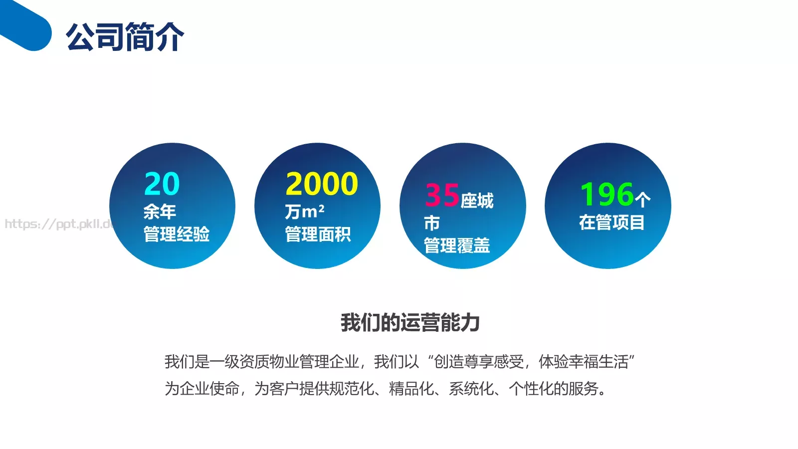 商业计划书PPT模板 第 4 页缩略图