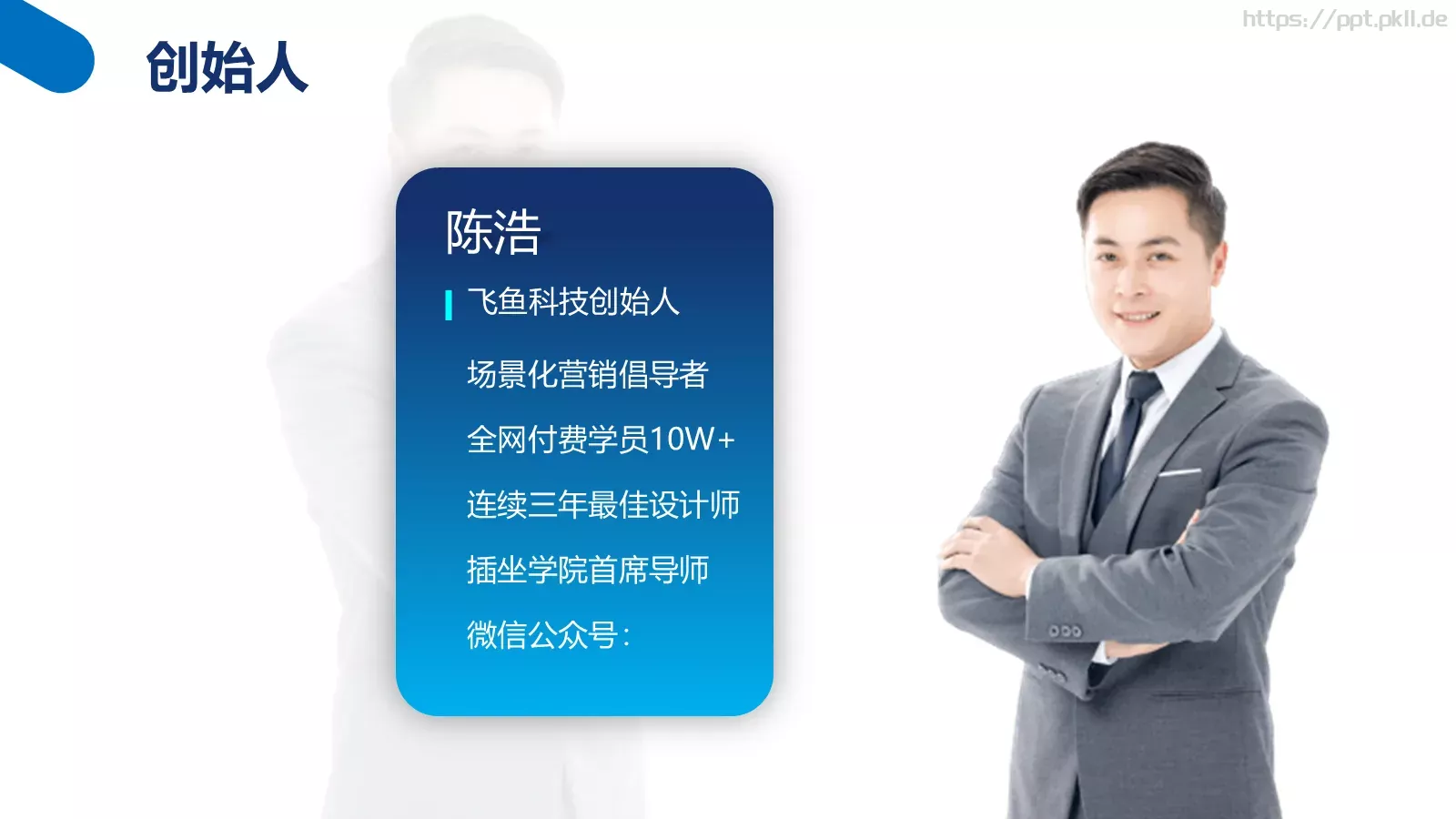 商业计划书PPT模板 第 5 页预览图