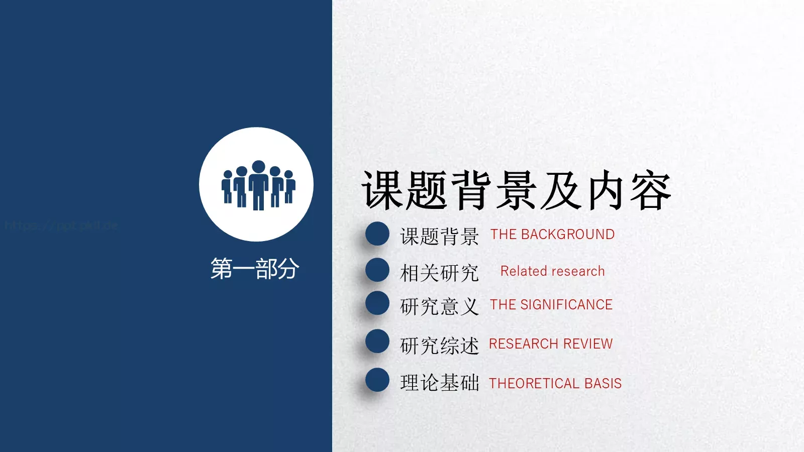 毕业论文答辩PPT模板 第 3 页缩略图