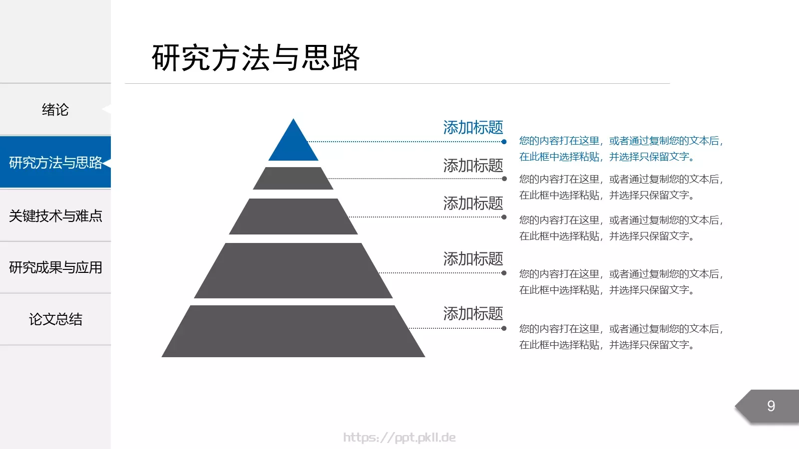 毕业答辩毕业论文答辩PPT模板 第 9 页预览图