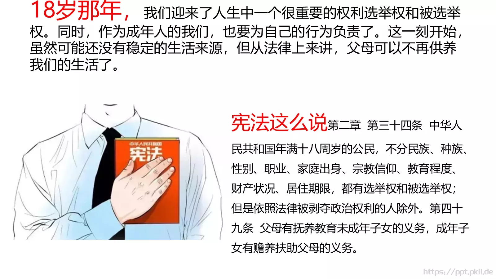 宪法宣传日PPT模板 第 10 页预览图