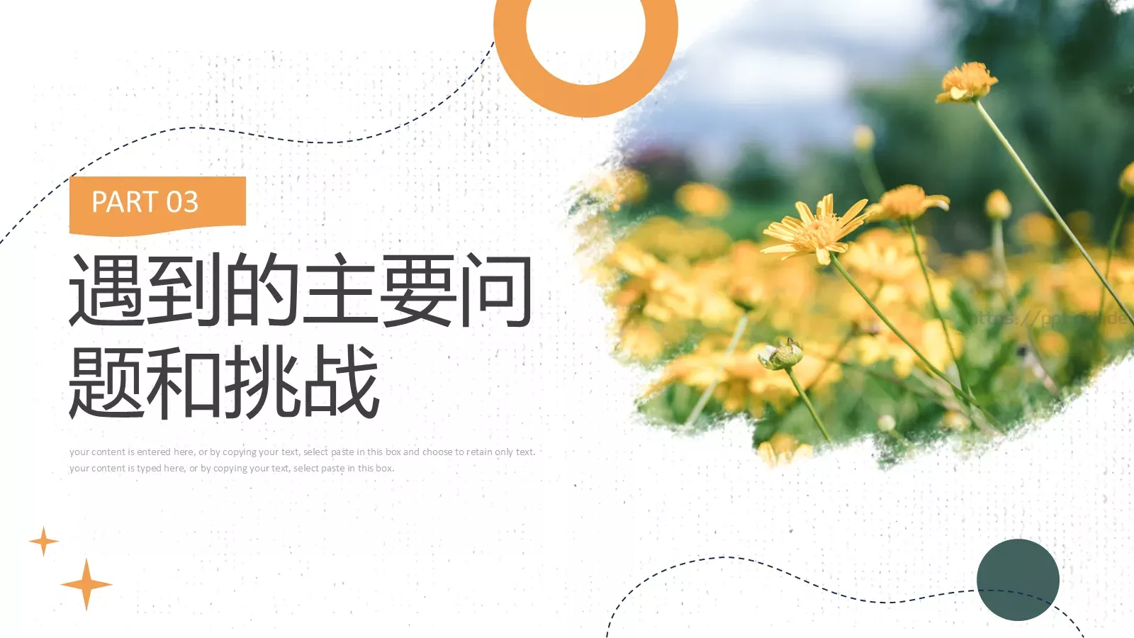 小清新个人工作计划总结PPT模板 第 12 页预览图