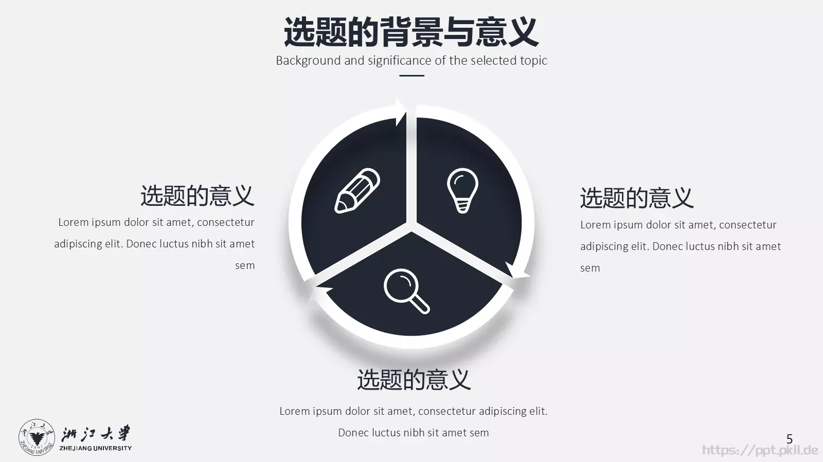 毕业答辩深蓝质感简约答辩PPT模板 第 5 页预览图