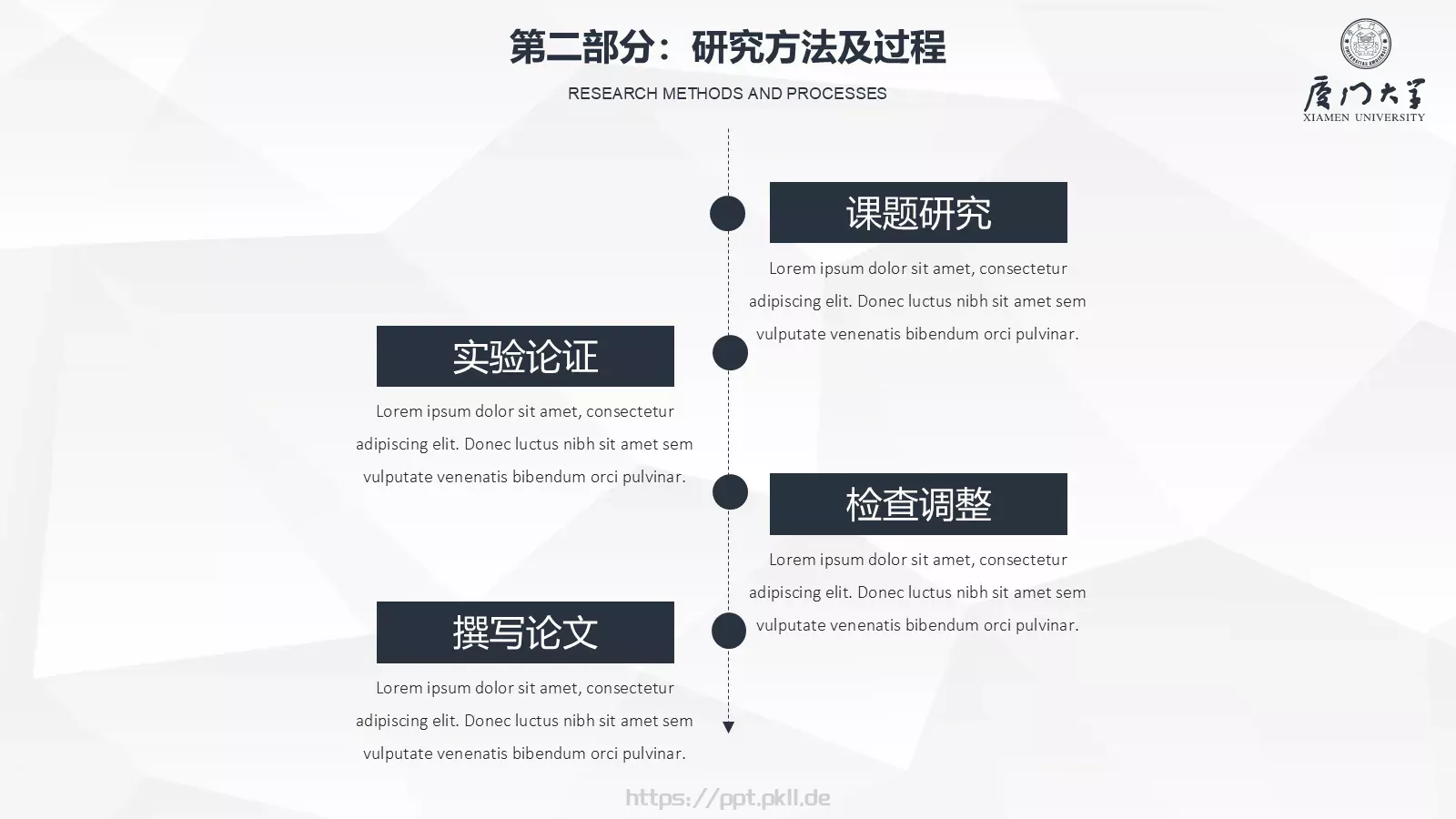 严谨学术毕业答辩PPT模板 第 9 页预览图