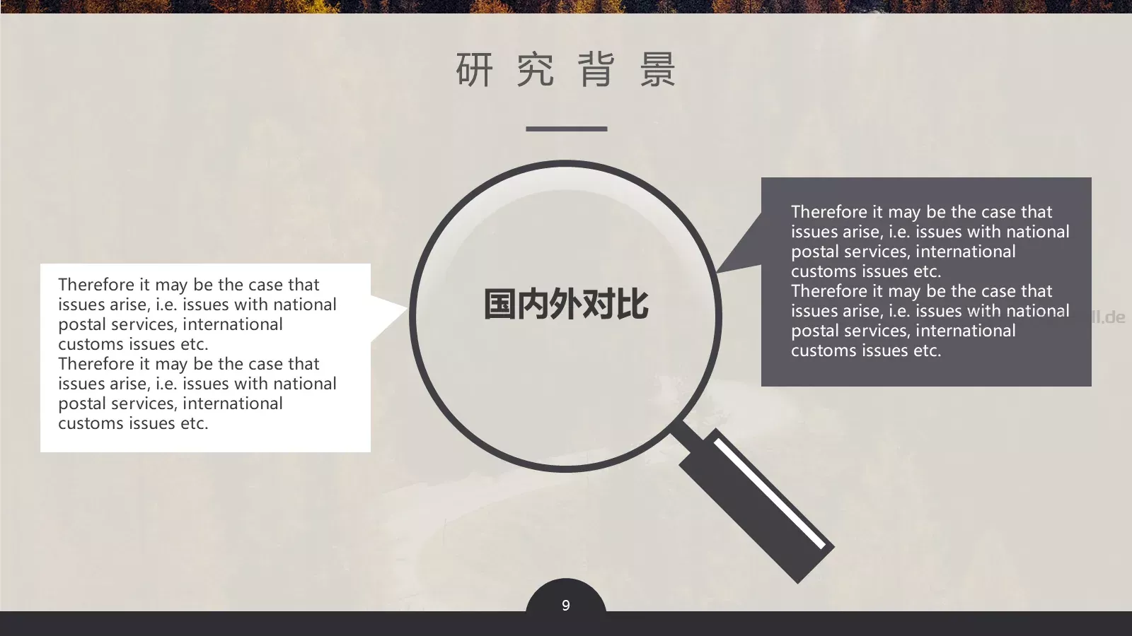 毕业答辩PPT模板 第 9 页预览图