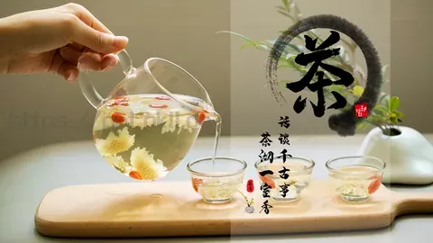 养生茶文化知识宣传PPT模板 缩略图