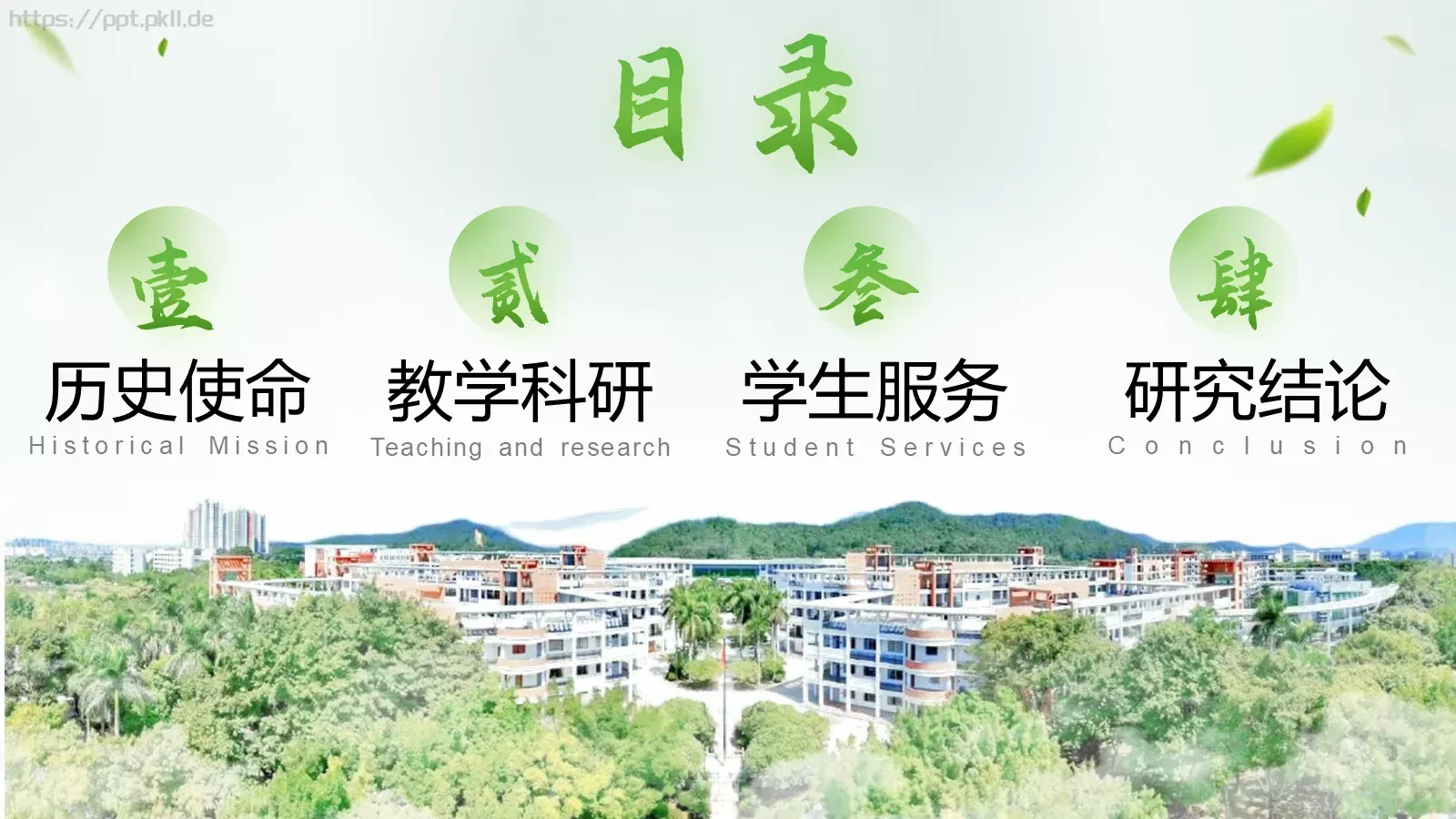 学术通用汇报PPT模板 第 2 页缩略图