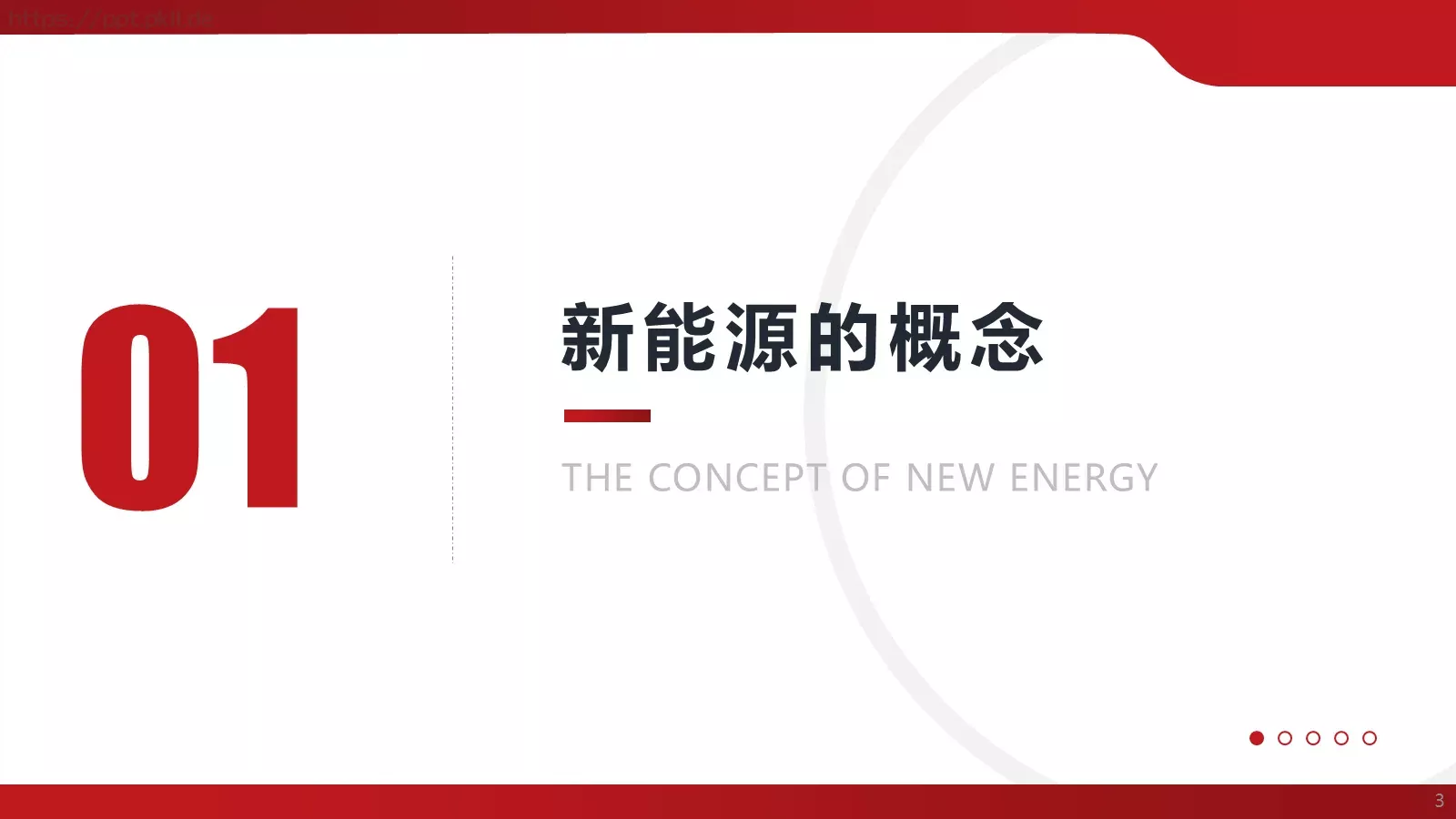 新能源发电并网项目汇报PPT模板 第 3 页缩略图