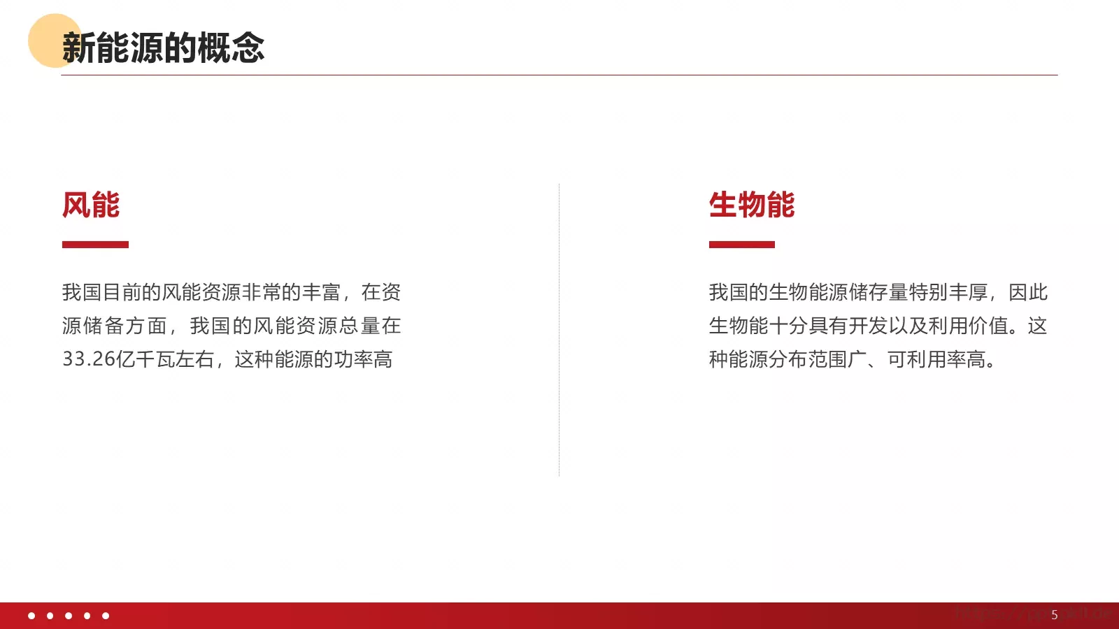 新能源发电并网项目汇报PPT模板 第 5 页预览图