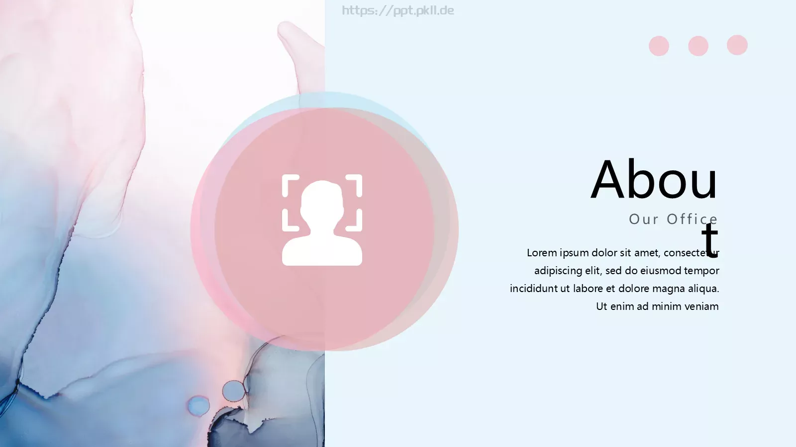 手绘水彩晕染PPT模板 第 7 页预览图