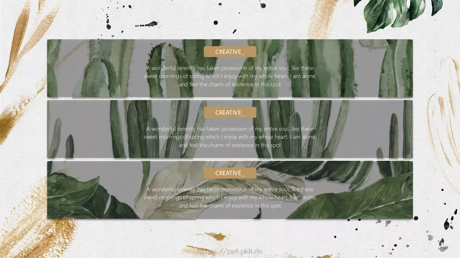 通用模板绿色植物系 第 8 页预览图
