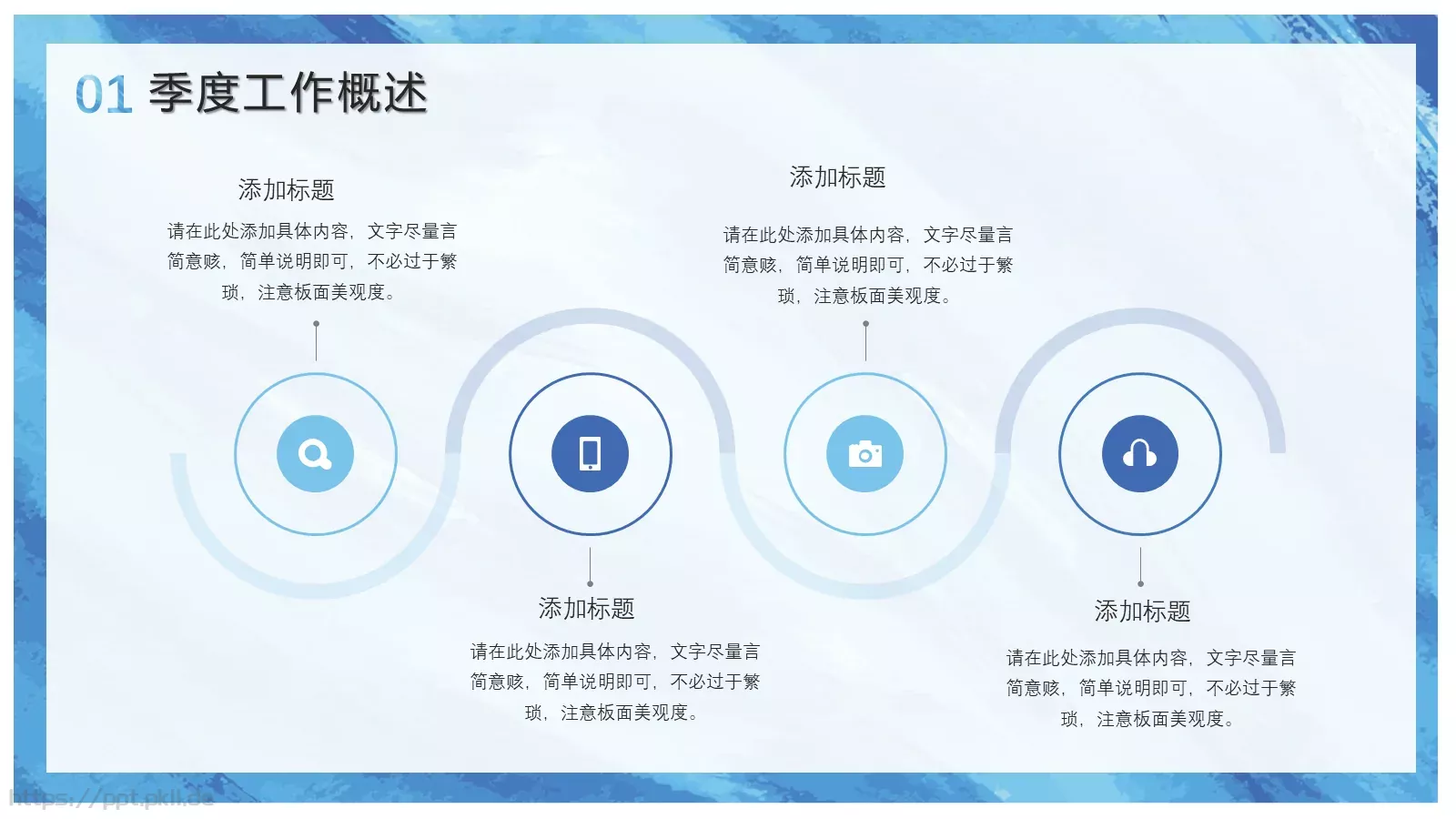 年度述职总结报告PPT模板 第 7 页预览图