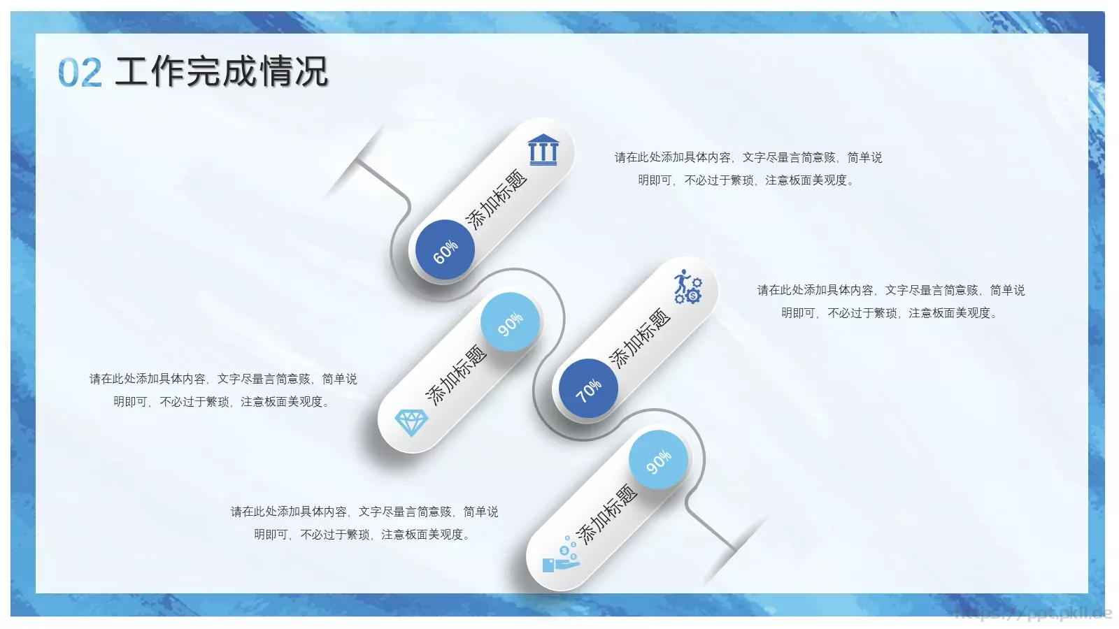 年度述职总结报告PPT模板 第 11 页预览图