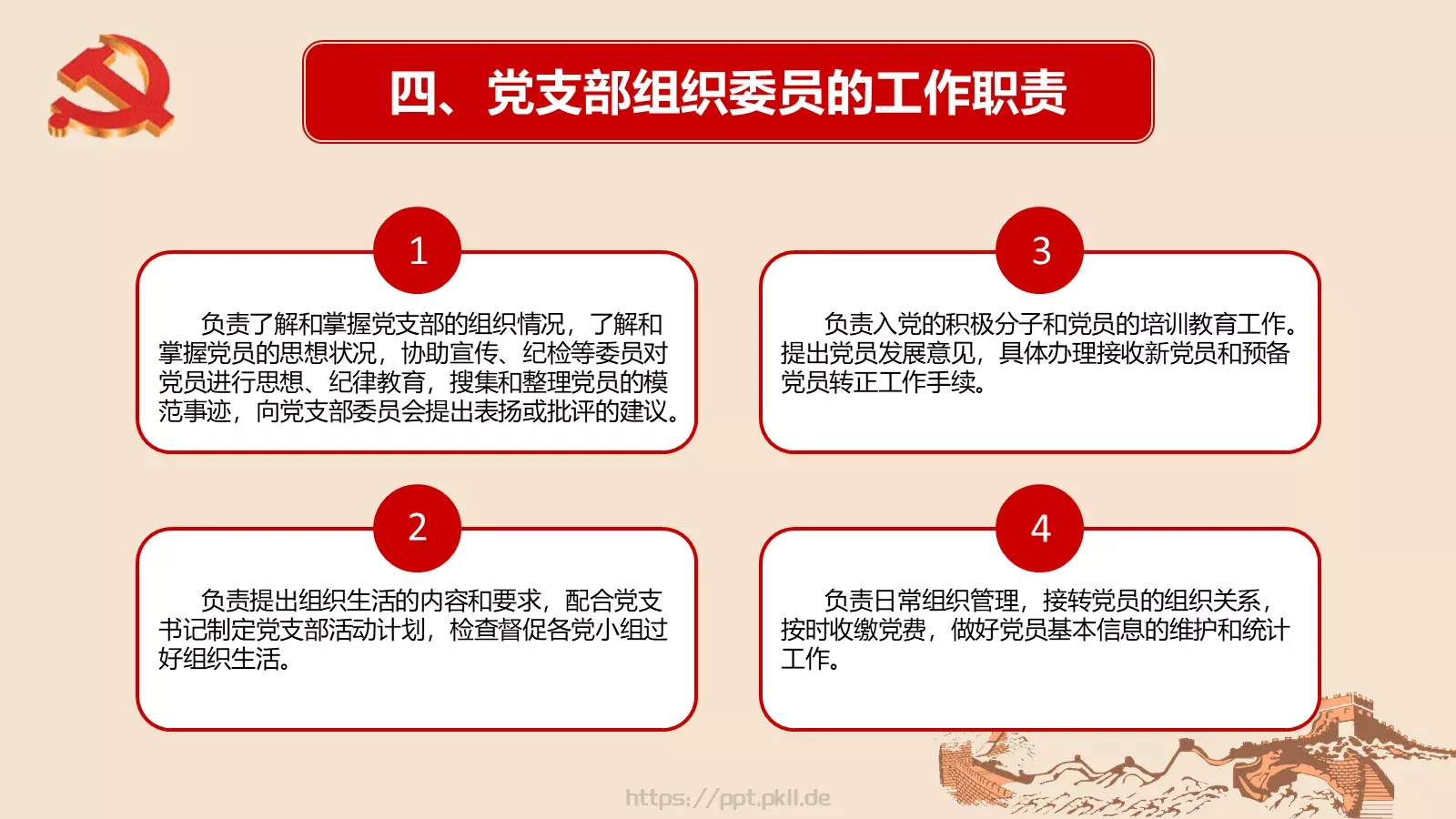 新时期基层创新党建工作指南PPT模板 第 10 页预览图