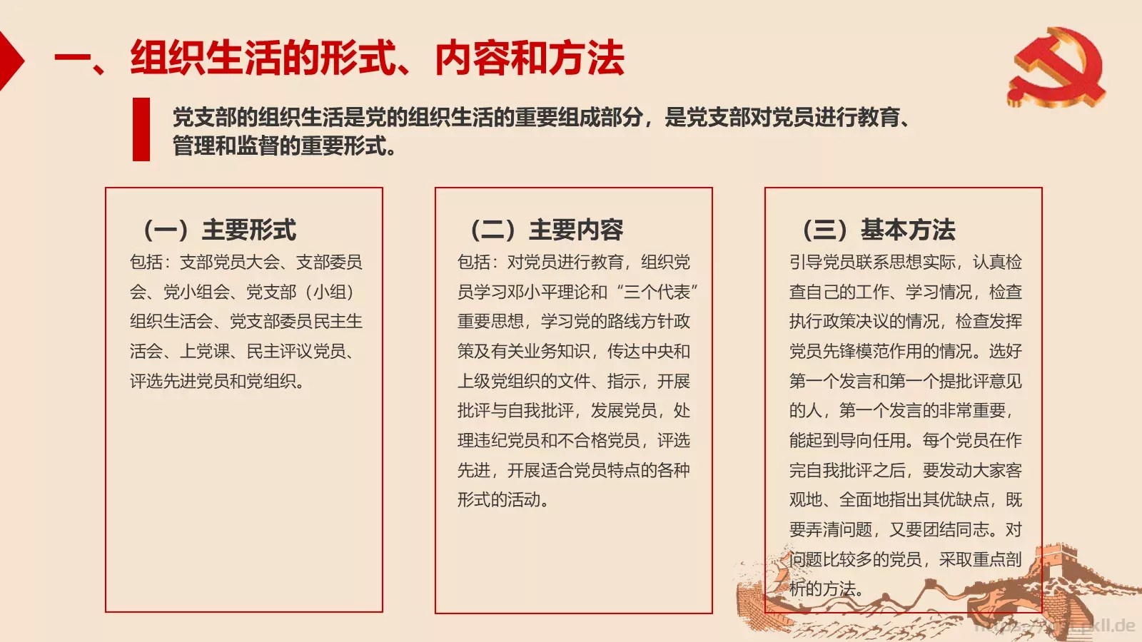 新时期基层创新党建工作指南PPT模板 第 13 页预览图