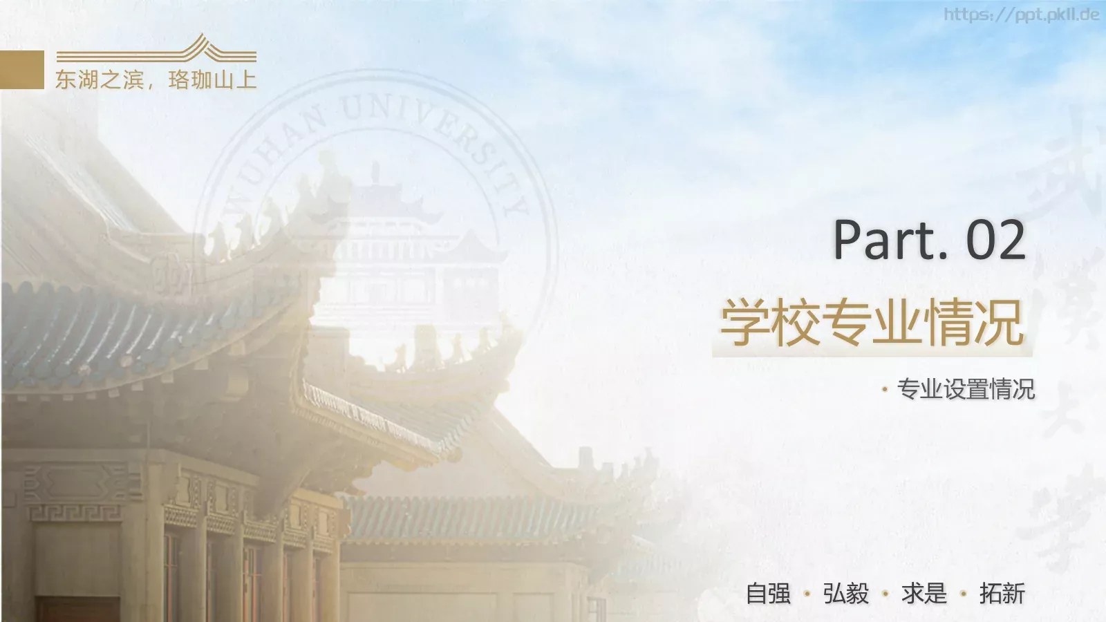 通用模板武汉大学通用 第 8 页预览图