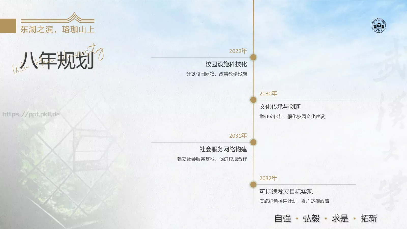 通用模板武汉大学通用 第 18 页预览图